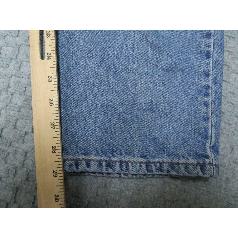 Levis 546 Jeans Mens 42x30 Light Wash Blue Loose Fit Relaxed Everyday Casual - Picture 9 of 11